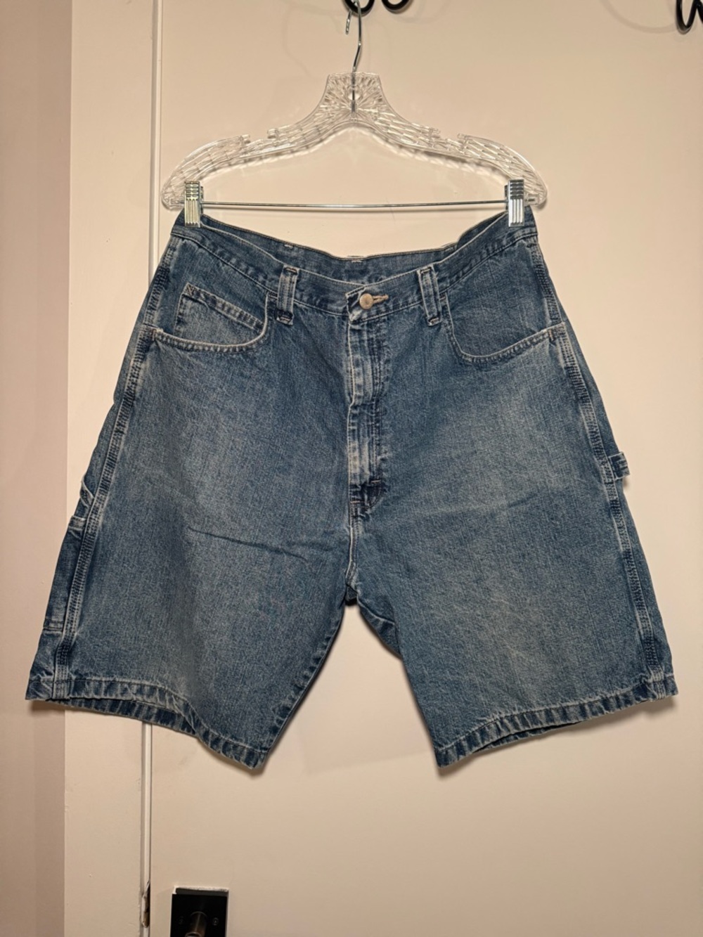 Wrangler Men's Blue Denim Cargo Shorts